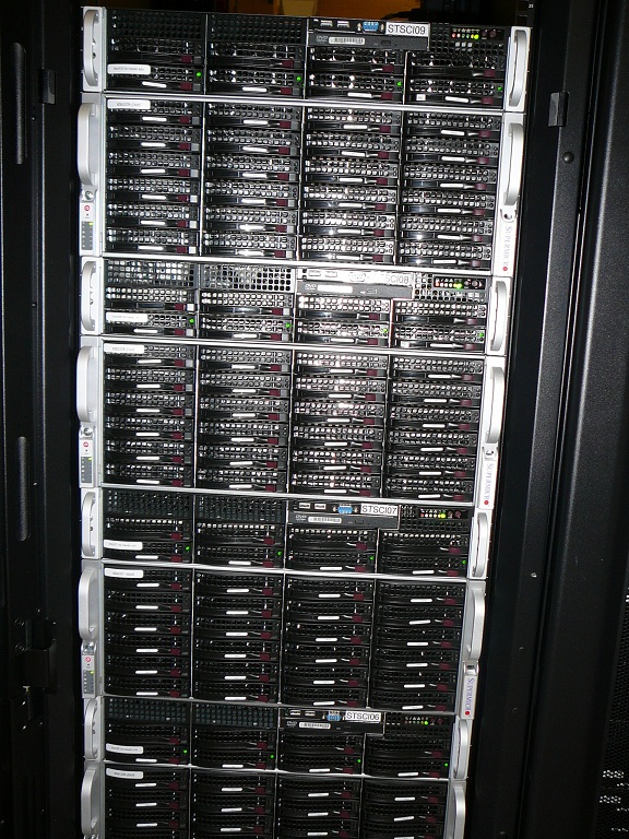STScI06-STScI09 servers front view